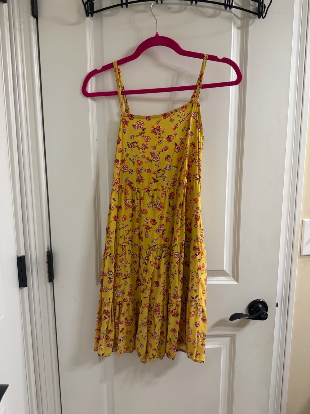 Old Navy Yellow Floral Mini Dress